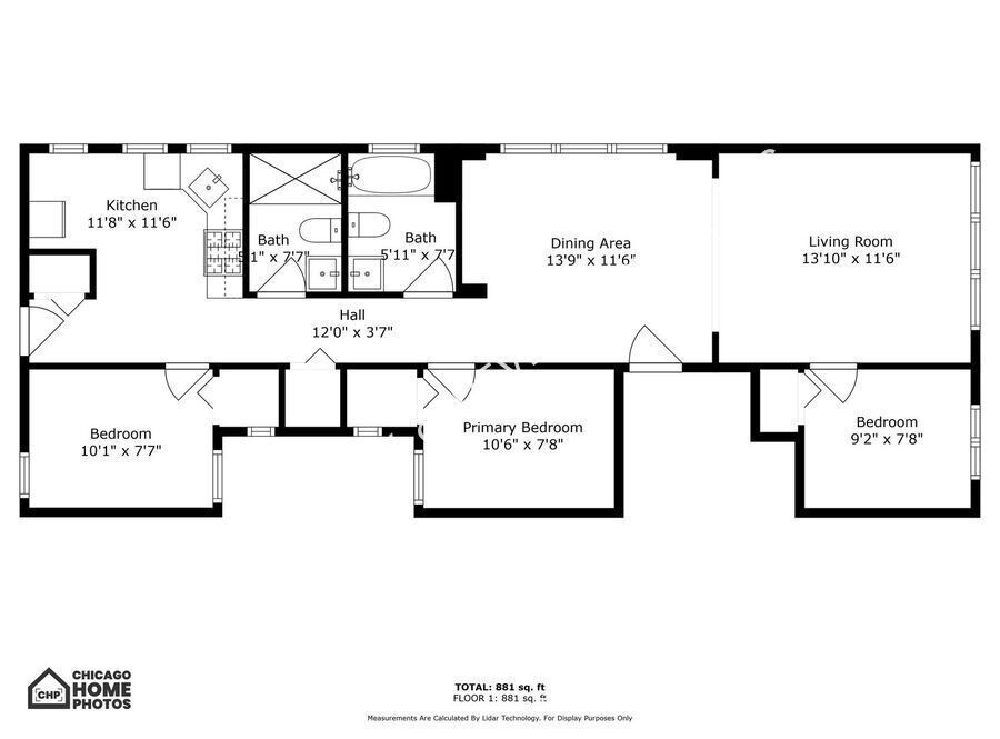 *** 1 MO RENT FREE / FULLY RENOVATED / CENTRAL AC / 3 BDRM - 2 BTH / LAUNDRY HOOKUPS IN UNIT / WALK TO TRAIN  *** property image
