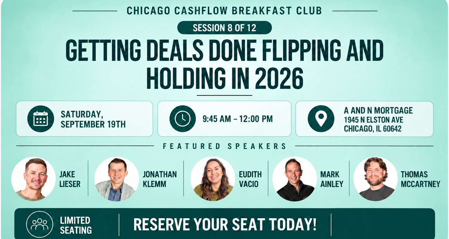 CCBC: REI Education & Networking - Flipping & Holding Deals
